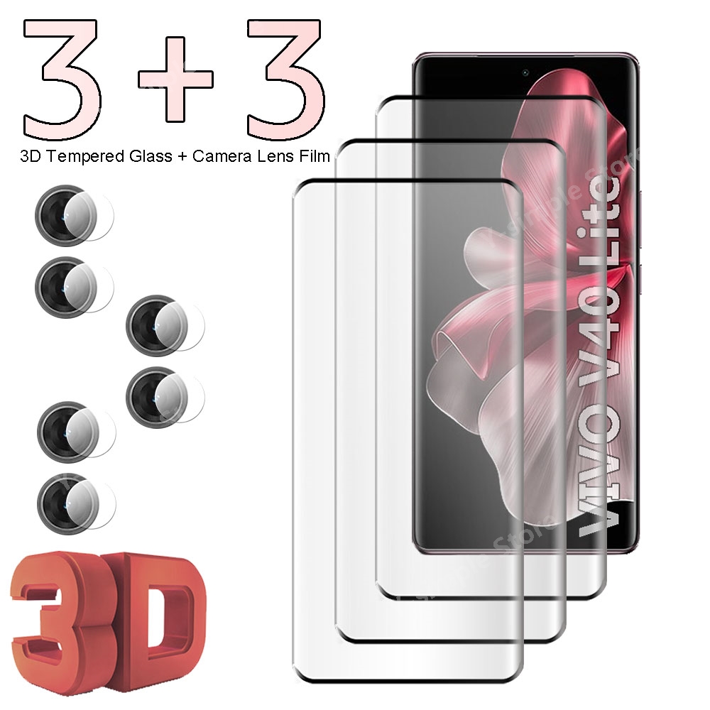 Vivo V40 - 3+3 Kavisli Temperli Cam vivo V40