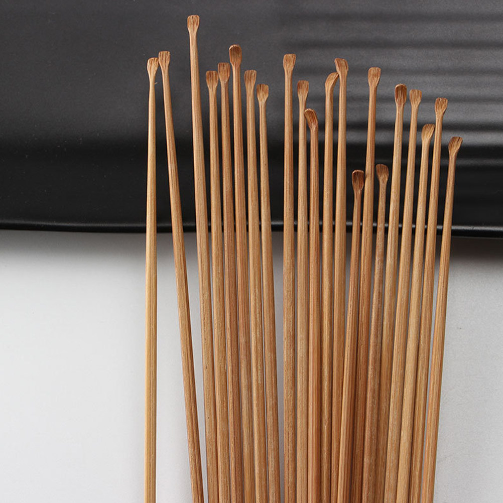 Bamboo Cutlery Set - Profesyonel Bambu Kulak Kiri Temizleme Seti,