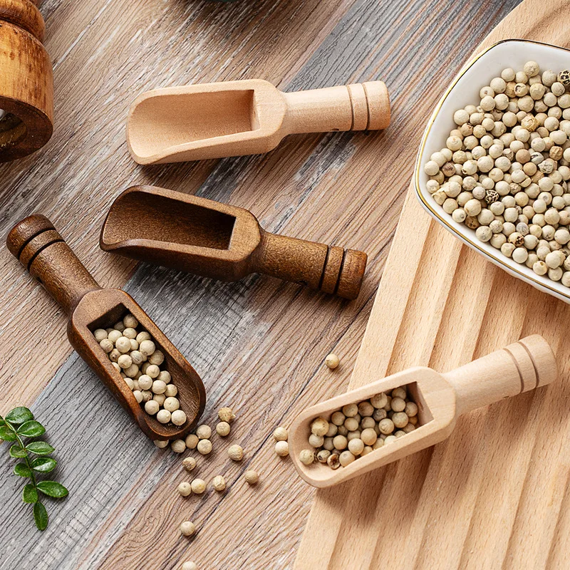Bamboo Cutlery Set - 2/5 adet ahşap kahve kaşığı seti