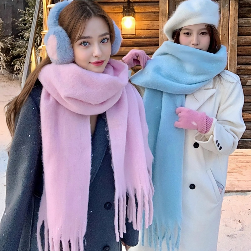 Cashmere Throw Blanket - Kadınlar için kış Eşarp Kaşmir Sıcak