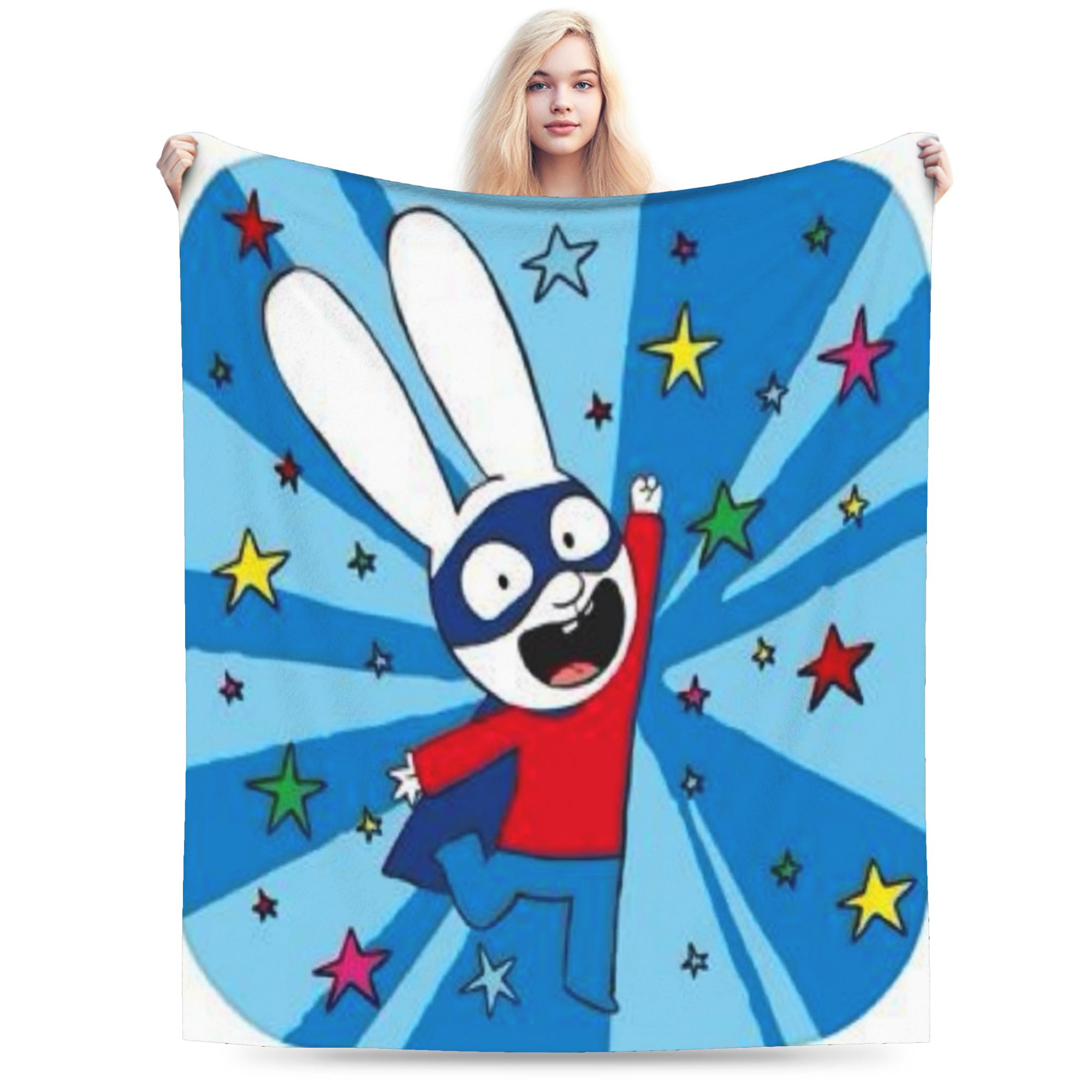 Cashmere Throw Blanket - S-Simon Süper Tavşan Battaniyesi Erkek Kız