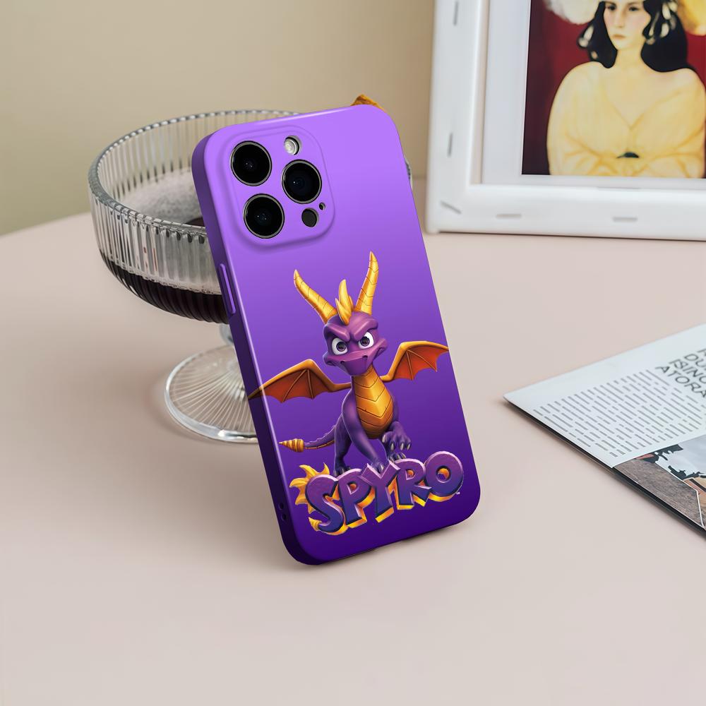 Apple Iphone 15 - Game S-Spyro Serisi Ejderha Telefon Kılıfı