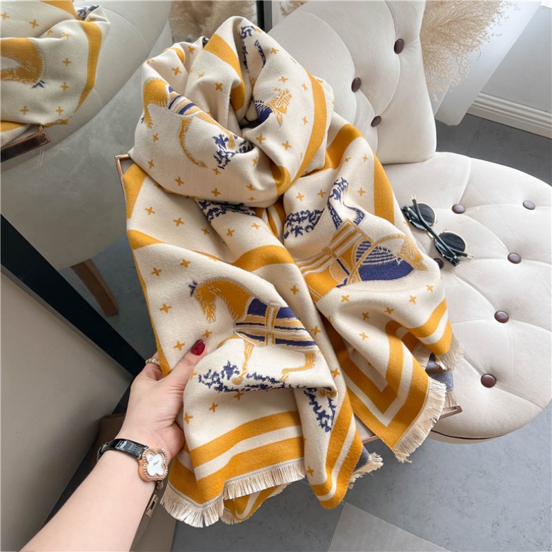 Lüks At Baskı Kalın Kaşmir Bat - Cashmere Throw Blanket incelemesi ve fiyatı