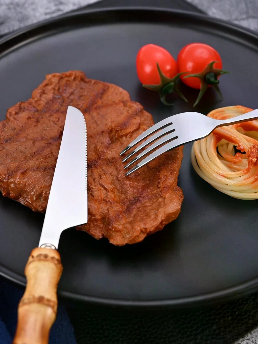 30 parçalı paslanmaz çelik çat - Bamboo Cutlery Set incelemesi ve fiyatı