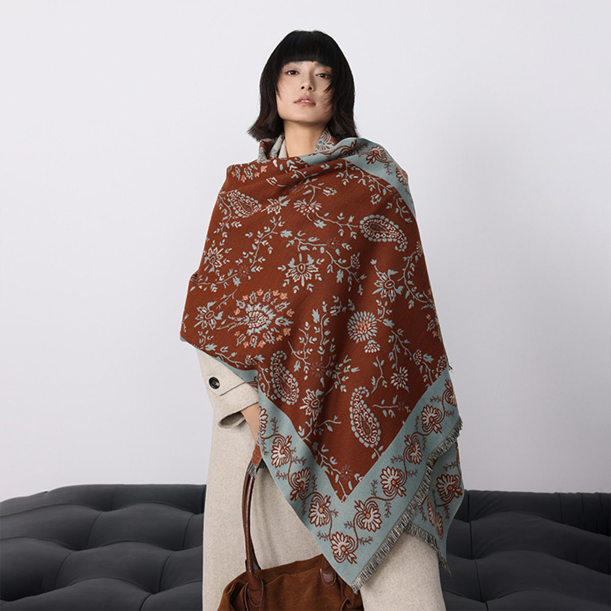 Lüks Kışlık Suni Kaşmir Kaju D - Cashmere Throw Blanket incelemesi ve fiyatı