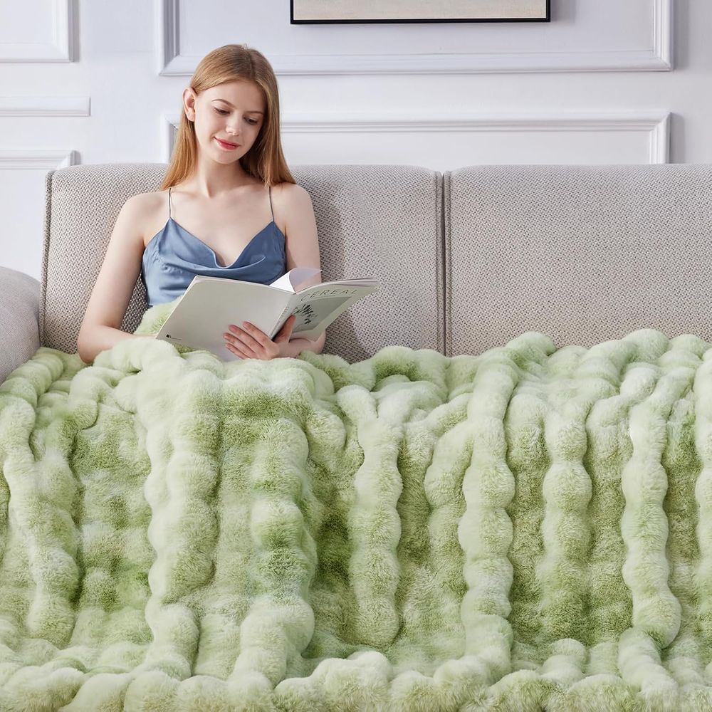 Sahte Kürk Battaniye, 1000GSM  - Cashmere Throw Blanket incelemesi ve fiyatı