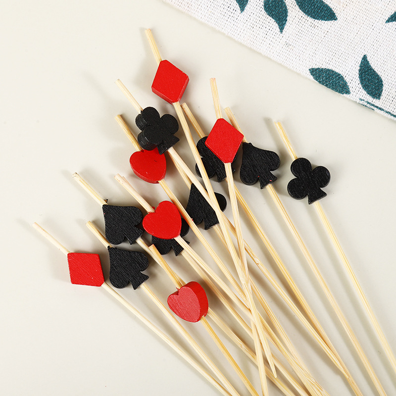 100 adet Casino Las Vegas Poke - Bamboo Cutlery Set incelemesi ve fiyatı