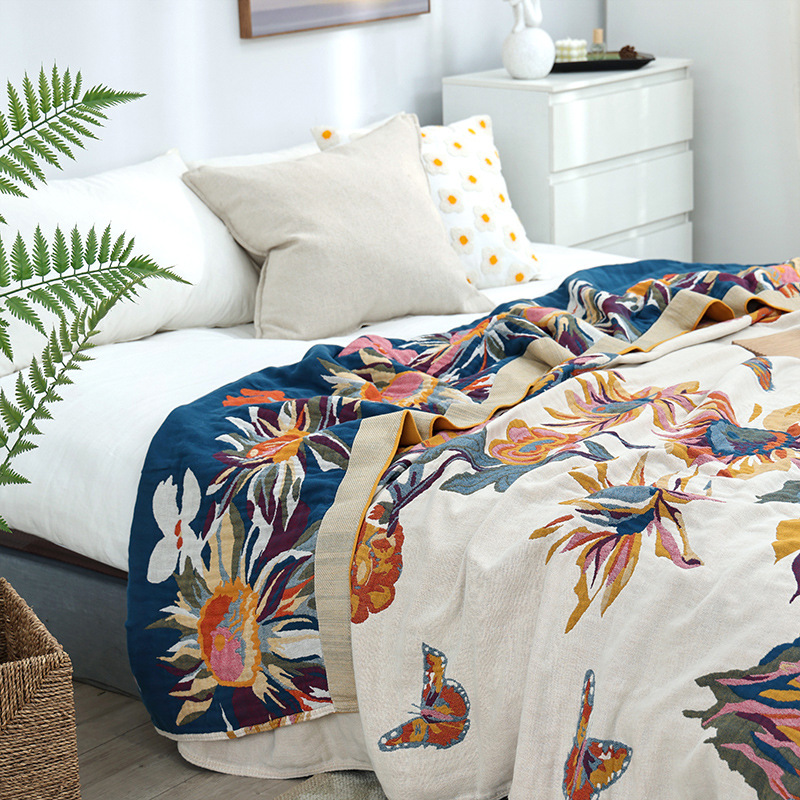 Basit pamuklu battaniye Muslin - Cashmere Throw Blanket incelemesi ve fiyatı