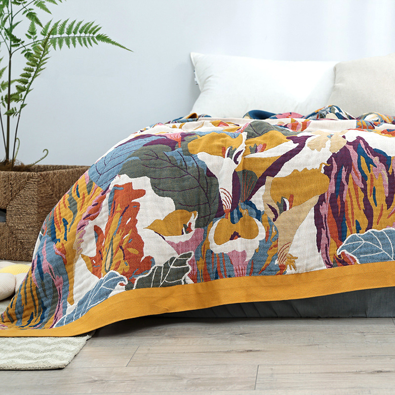 Basit pamuklu battaniye Muslin - Cashmere Throw Blanket incelemesi ve fiyatı